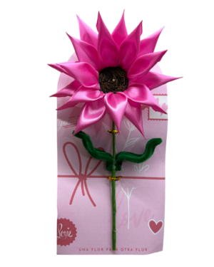 Tarjeta de Girasol -  Fucsia